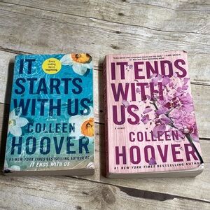 Colleen Hoover It Ends With Us Series: It Ends with Us & It Starts with Us.
